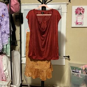 Women’s skirt and top